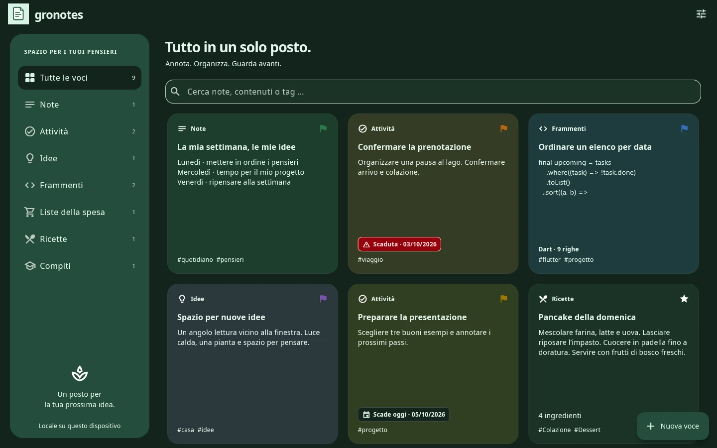 Windows · gronotes: Tema