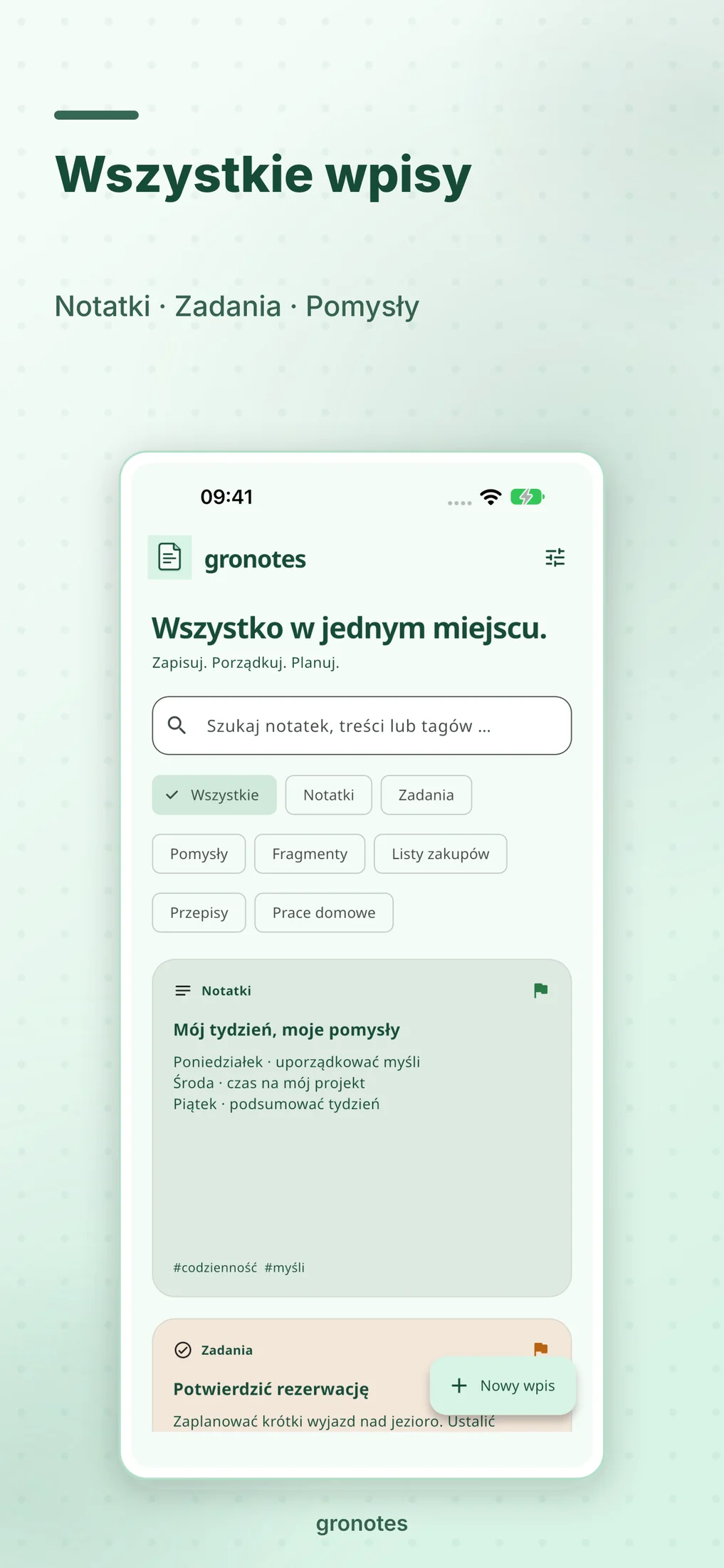 iOS · gronotes: Wszystkie wpisy