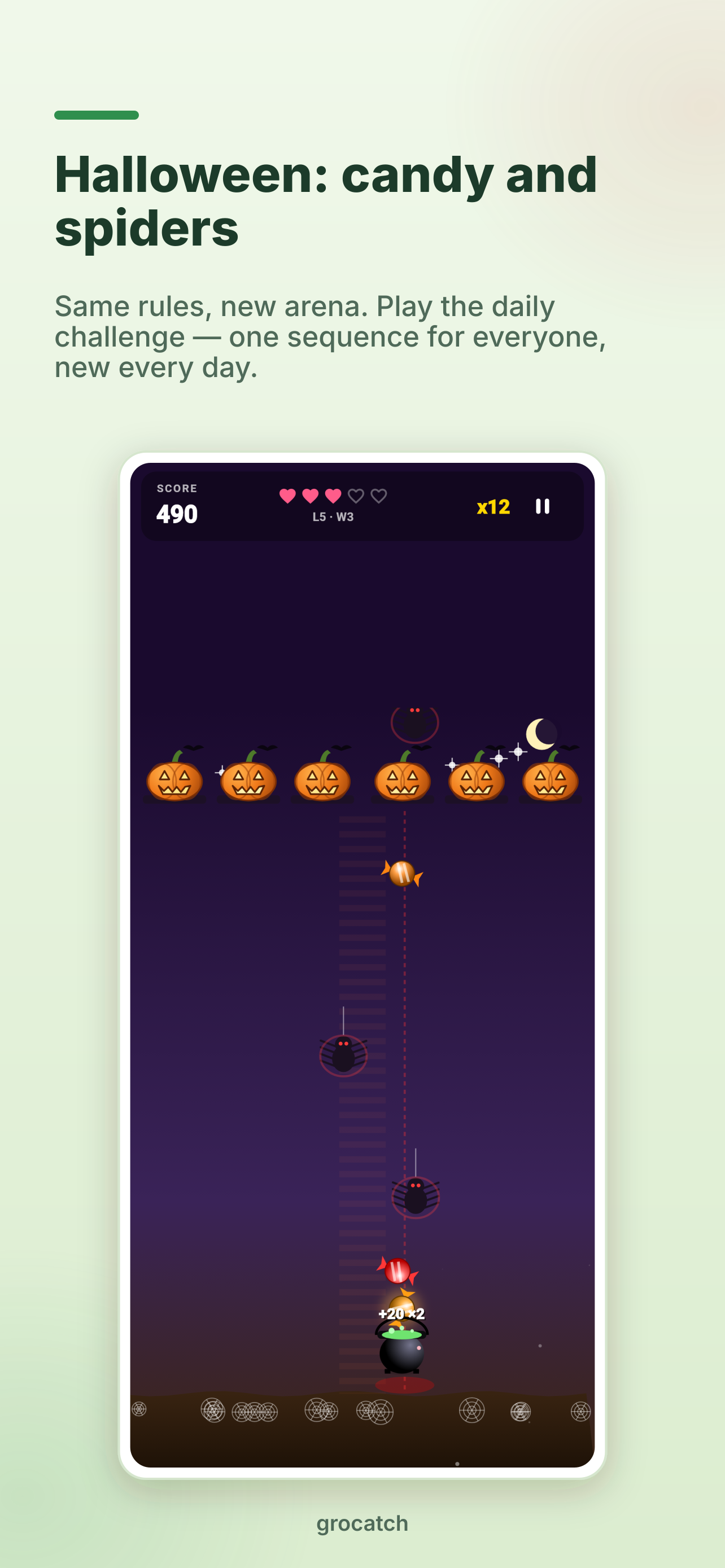 grocatch screenshot 5: Halloween arena with daily challenge