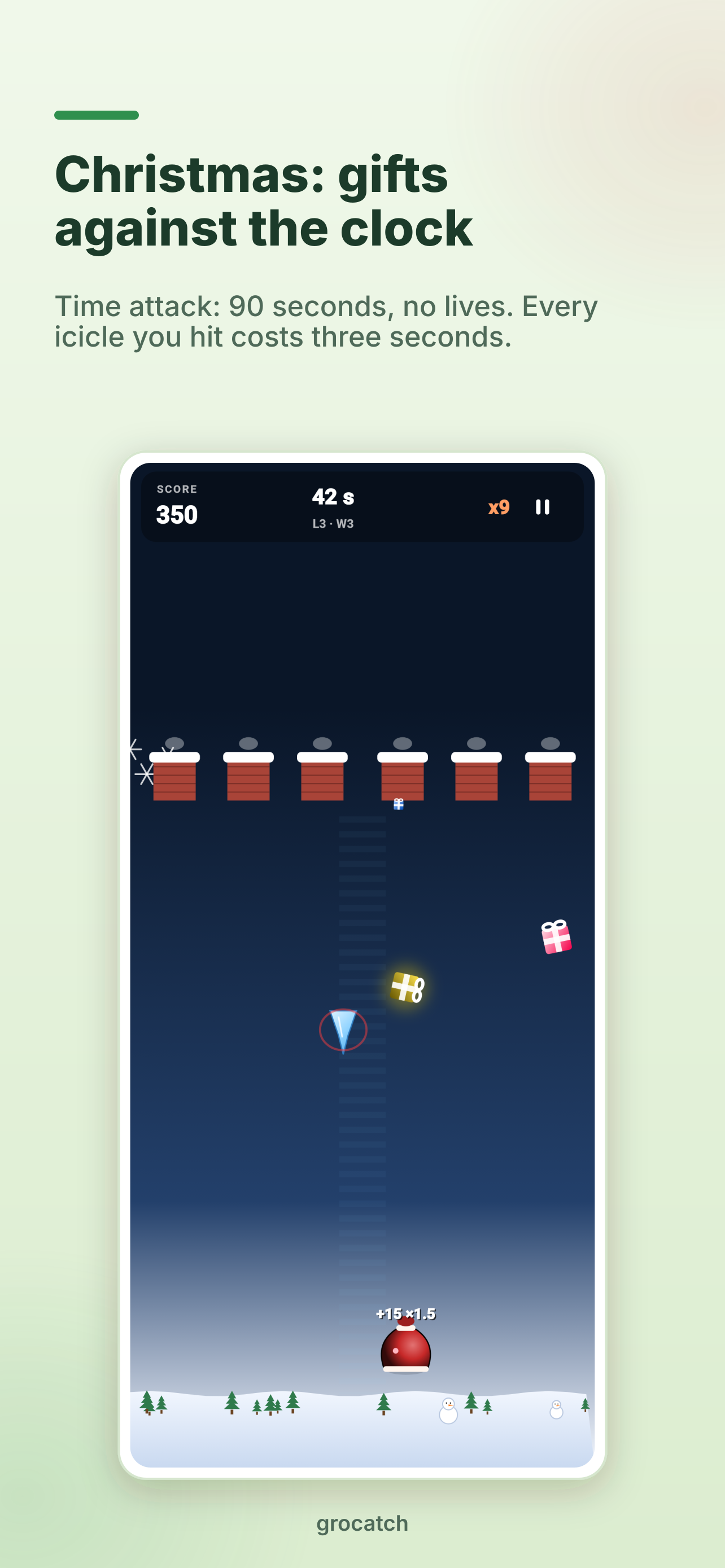grocatch screenshot 6: Christmas time attack