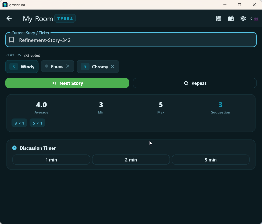 groscrum screenshot 1