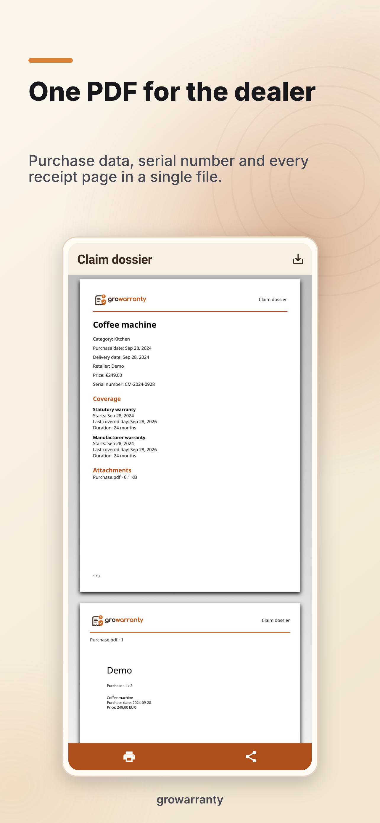 PDF dossier