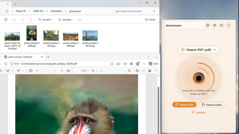 groconvert screenshot