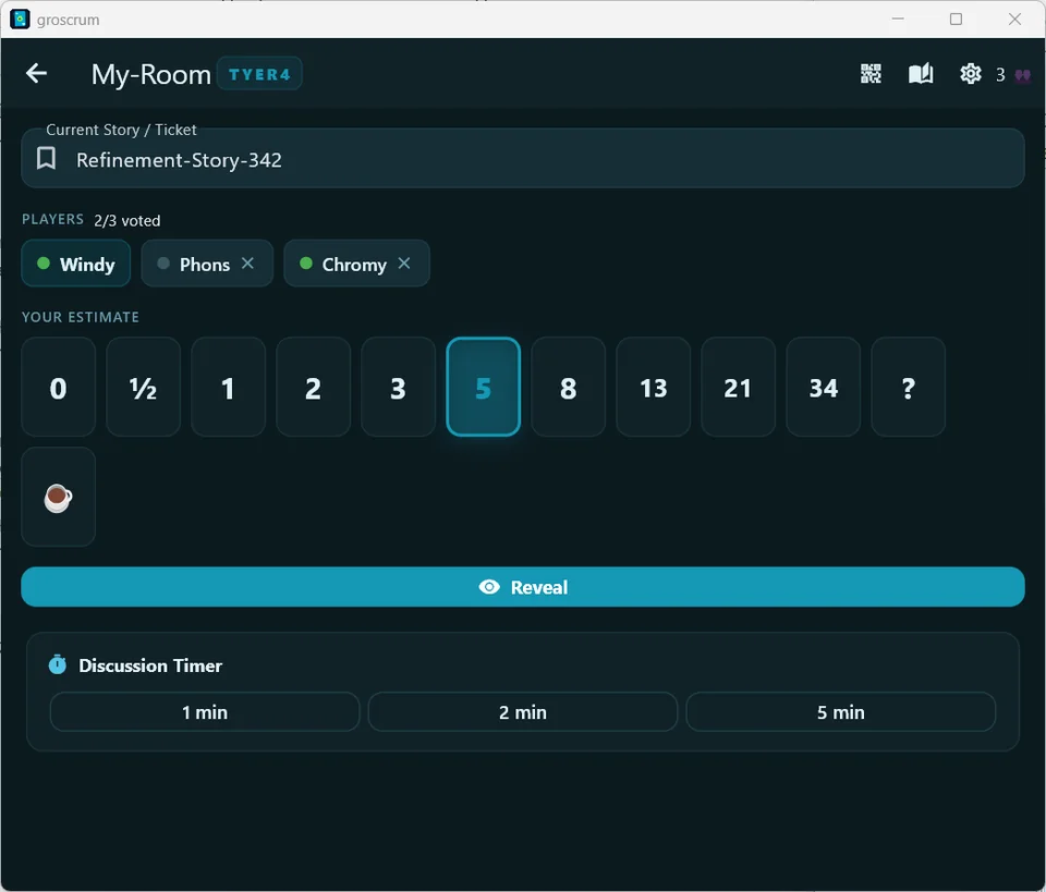 groscrum screenshot