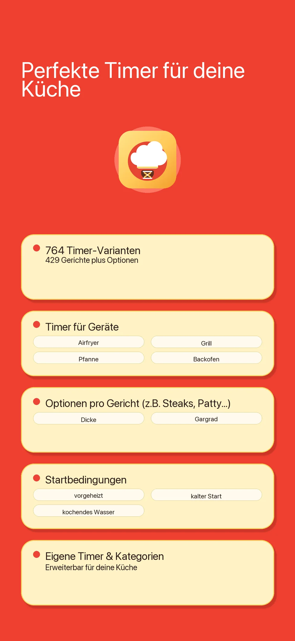 grotimer Screenshot 1: Hero-Komposition