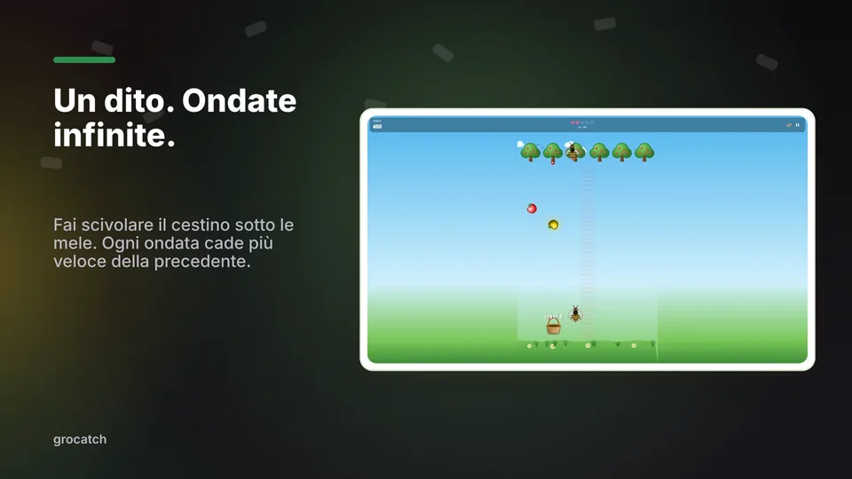 grocatch: Un dito. Ondate infinite.