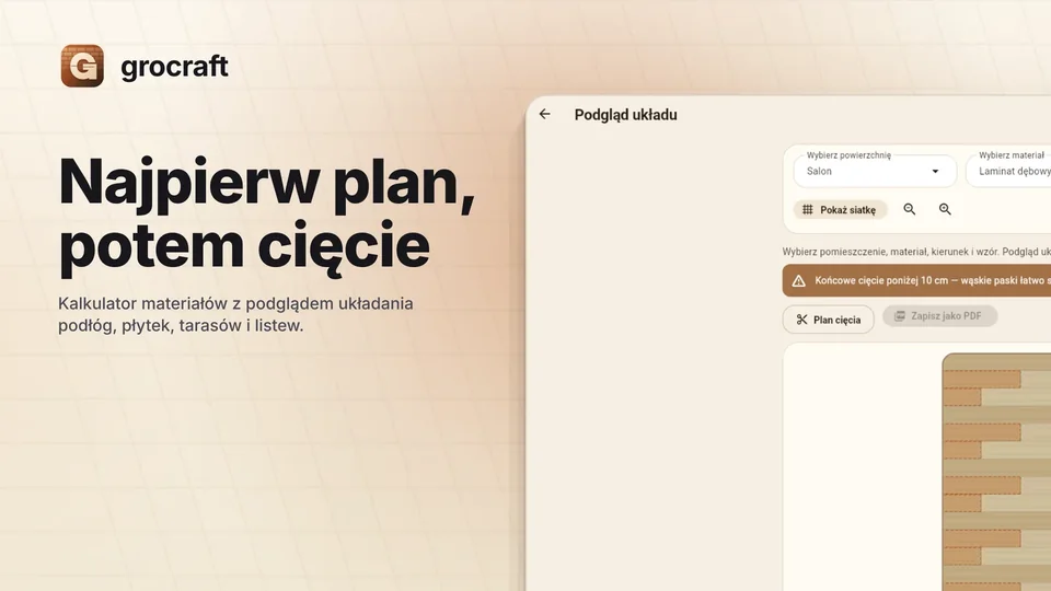 grocraft: Najpierw plan, potem cięcie