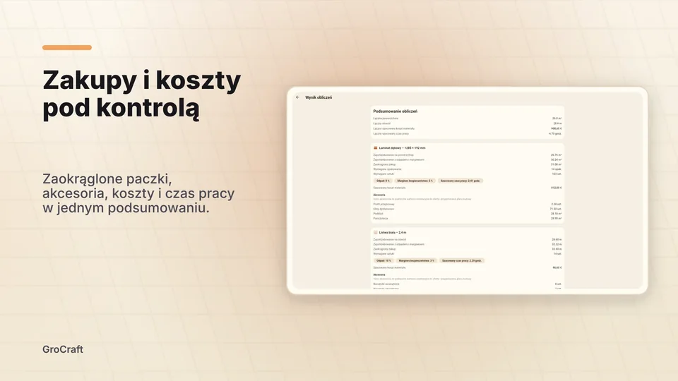 grocraft: Zakupy i koszty pod kontrolą
