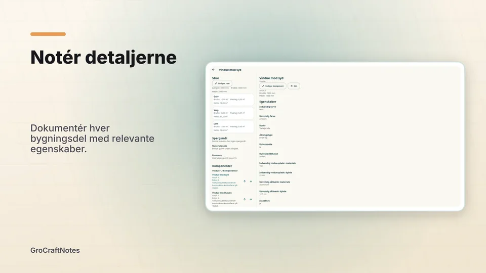 grocraftnotes: Notér detaljerne
