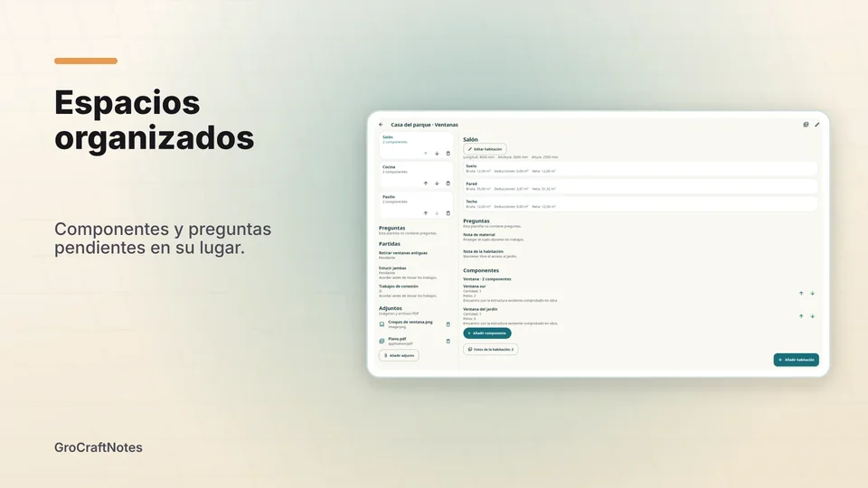 grocraftnotes: Espacios organizados