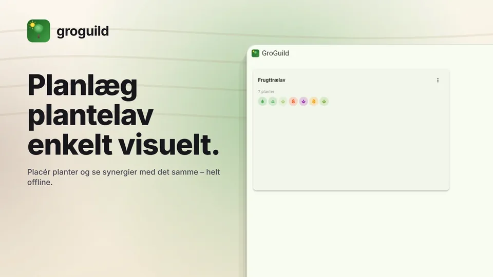 groguild: Planlæg plantelav enkelt visuelt.