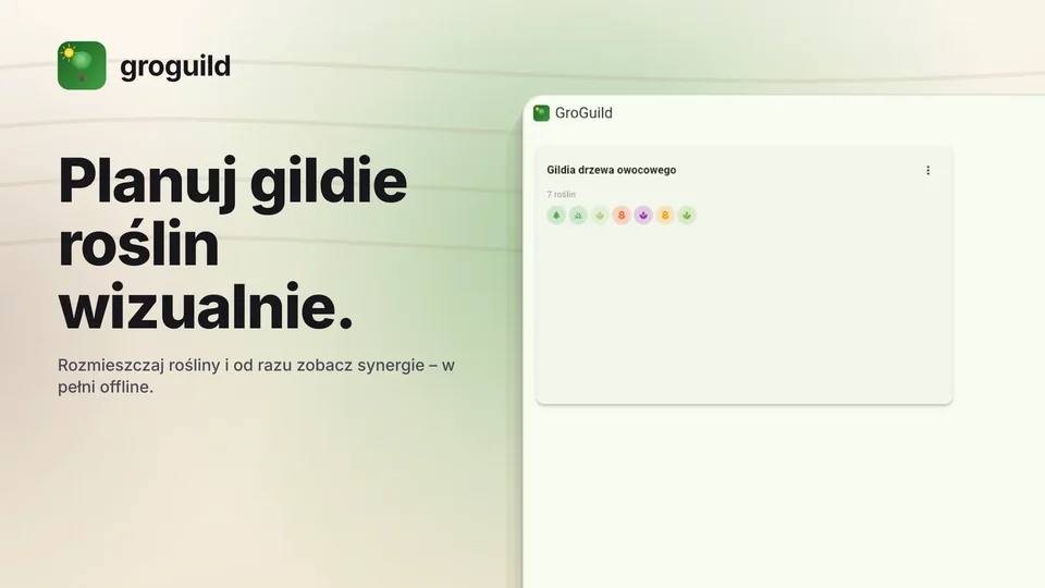 groguild: Planuj gildie roślin wizualnie.