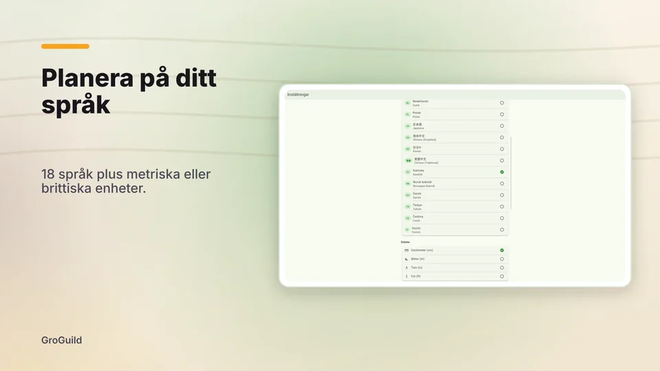 groguild: Planera på ditt språk