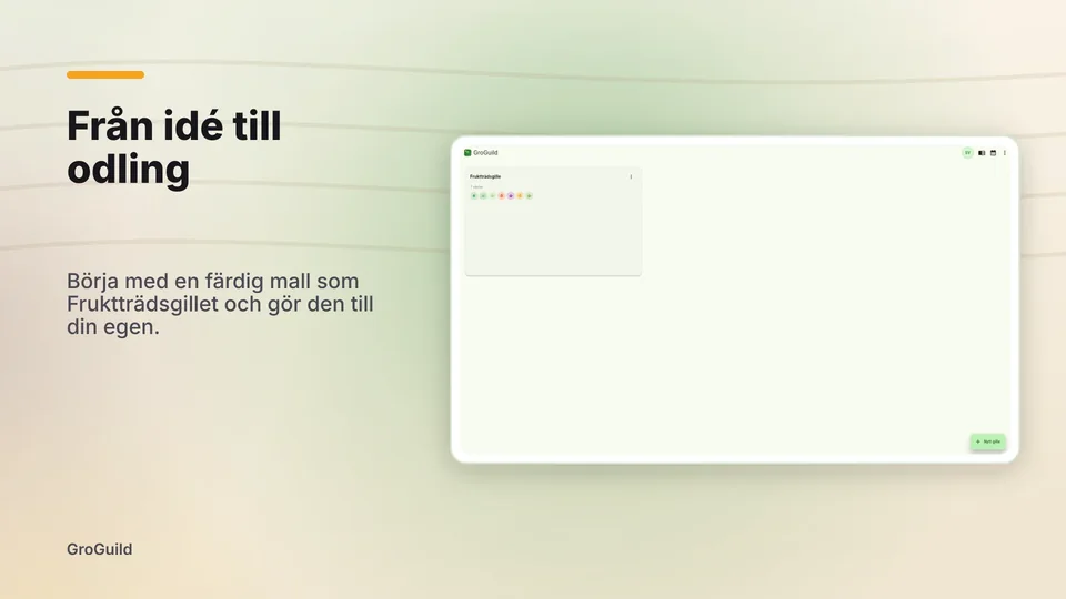 groguild: Från idé till odling