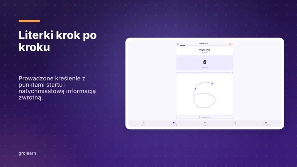grolearn: Literki krok po kroku