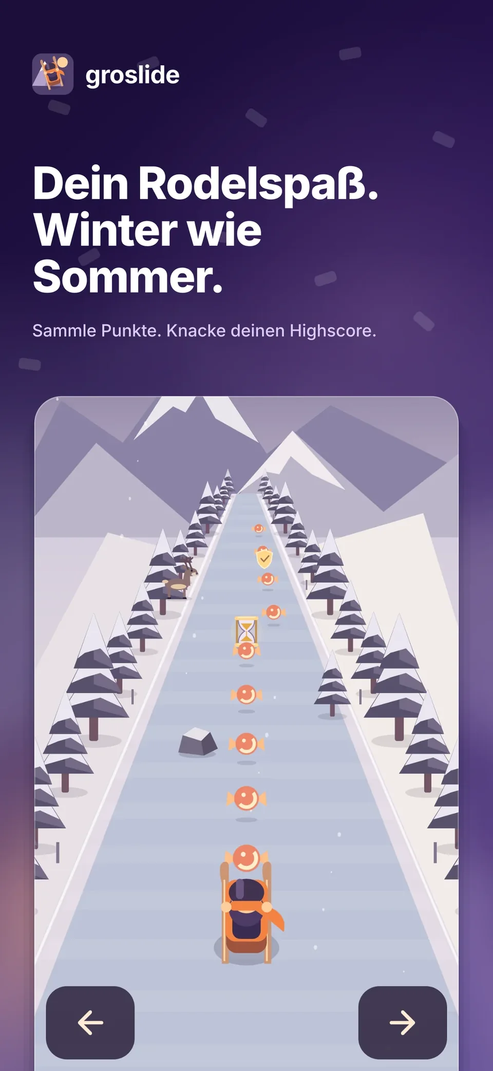 groslide: Dein Rodelspaß. Winter wie Sommer.