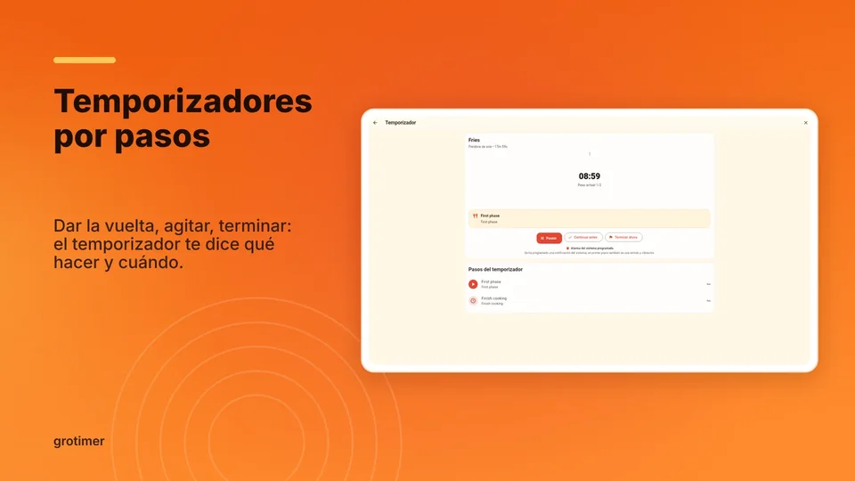 grotimer: Temporizadores por pasos