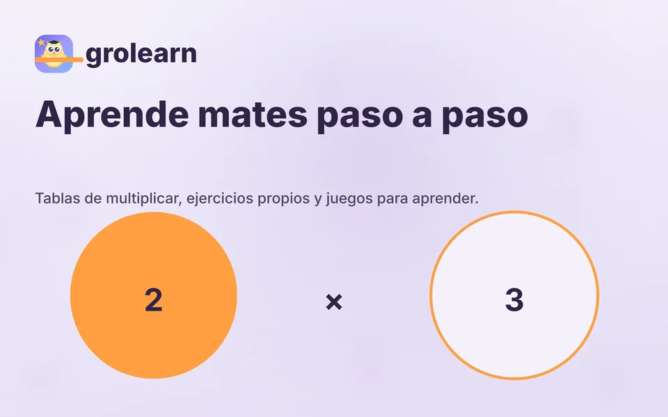 grolearn: Aprende mates paso a paso