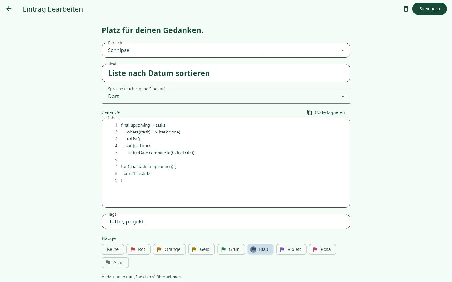 Windows · gronotes: Code griffbereit