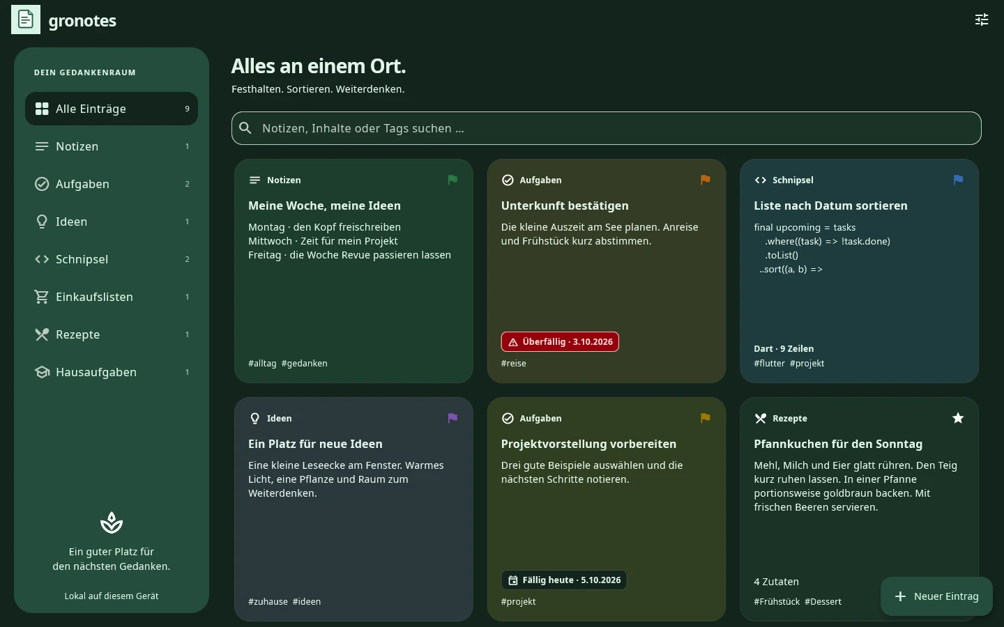 Windows · gronotes: So wie du arbeitest
