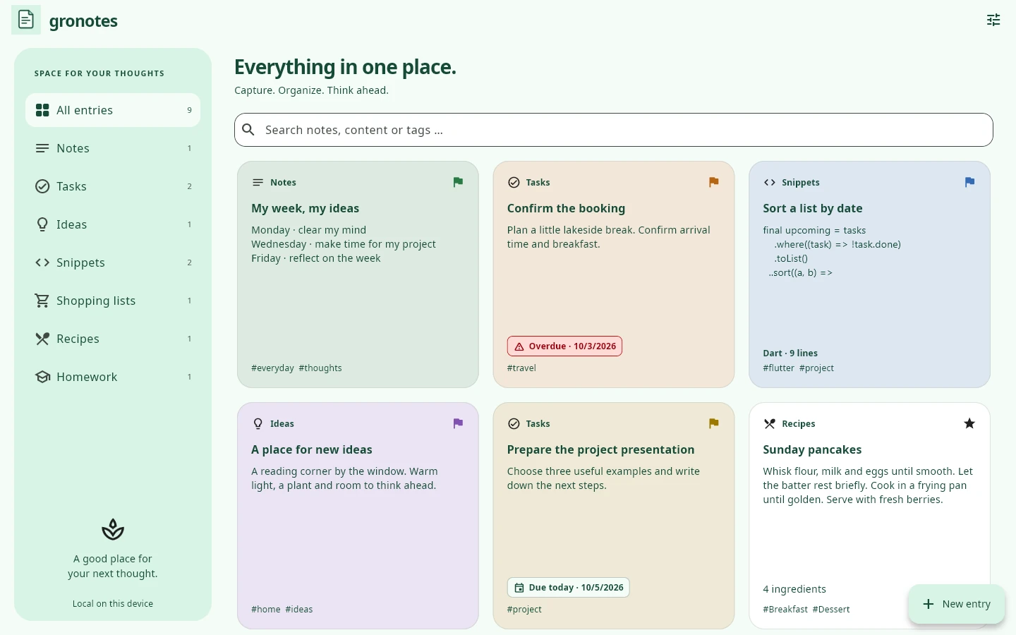 Windows · gronotes: Everything in one place