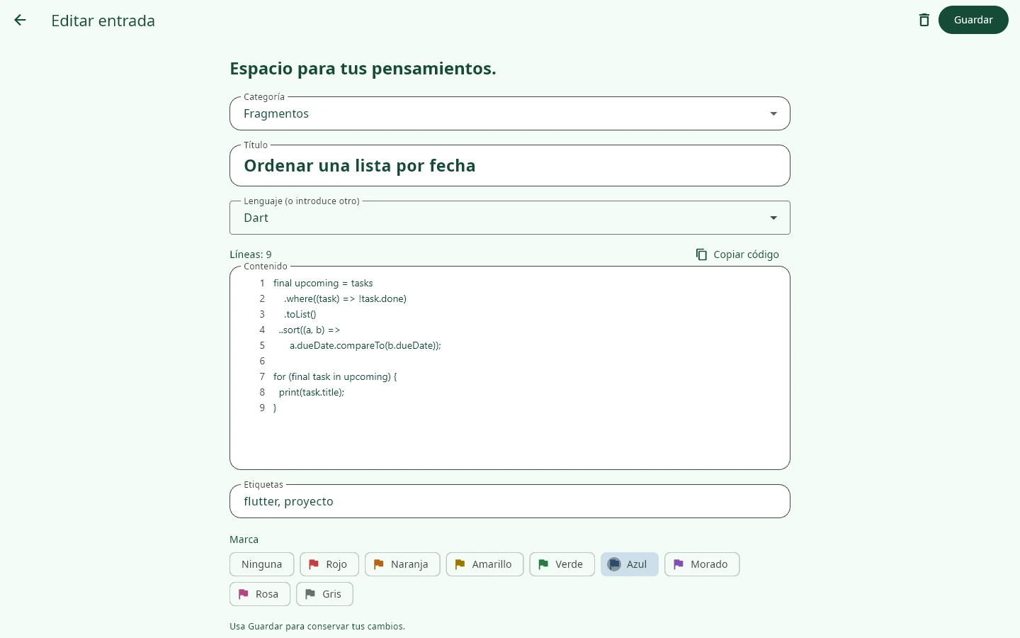 Windows · gronotes: Código