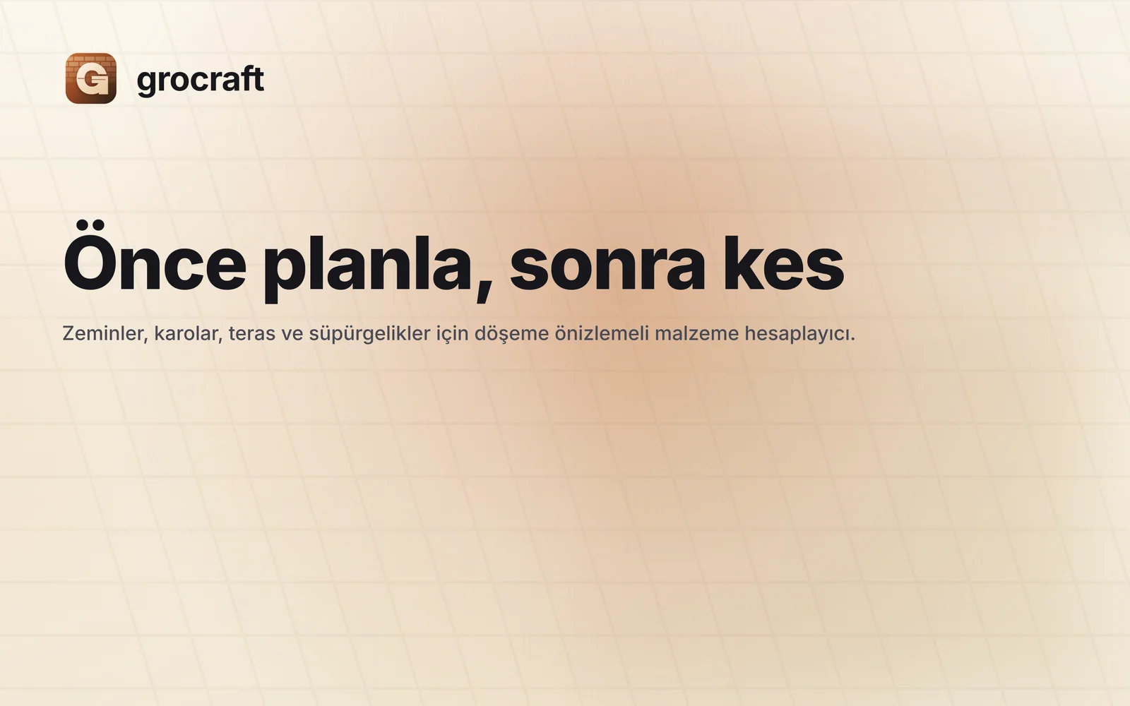 grocraft: Önce planla, sonra kes