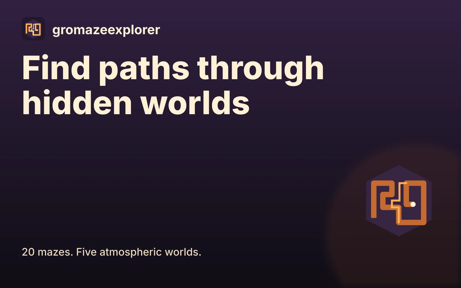 gromazeexplorer: Find paths through hidden worlds