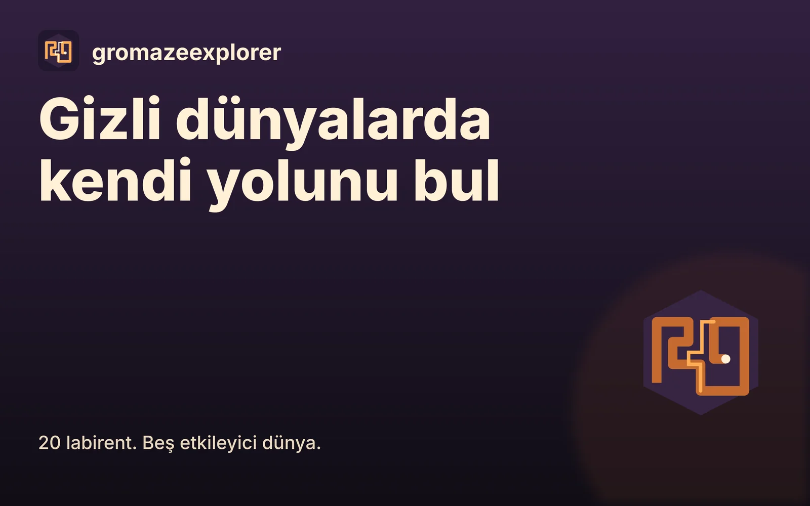 gromazeexplorer: Gizli dünyalarda kendi yolunu bul