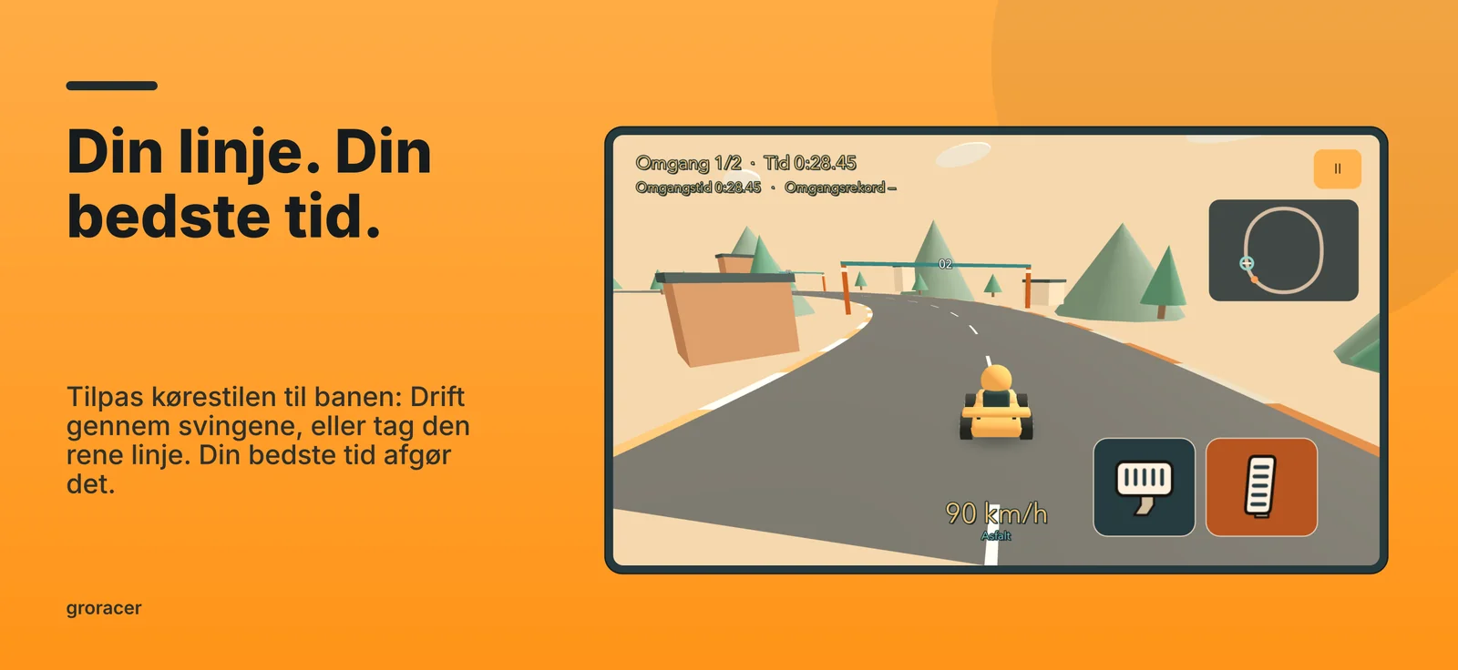groracer: Din linje. Din bedste tid.