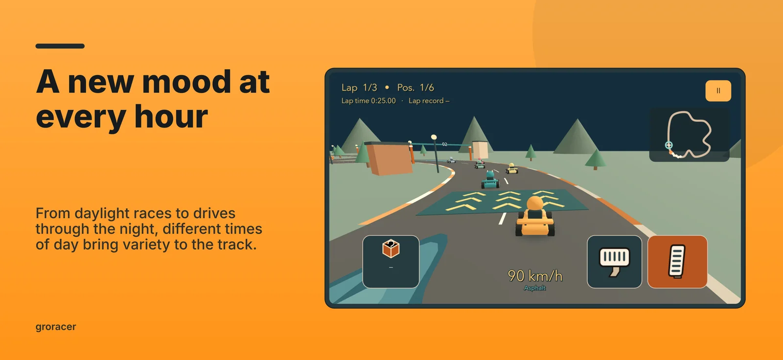 groracer: A new mood at every hour