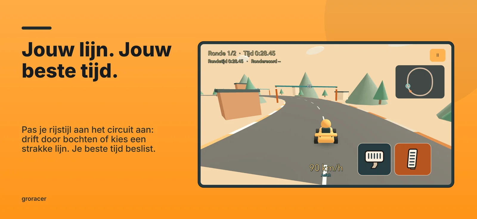 groracer: Jouw lijn. Jouw beste tijd.