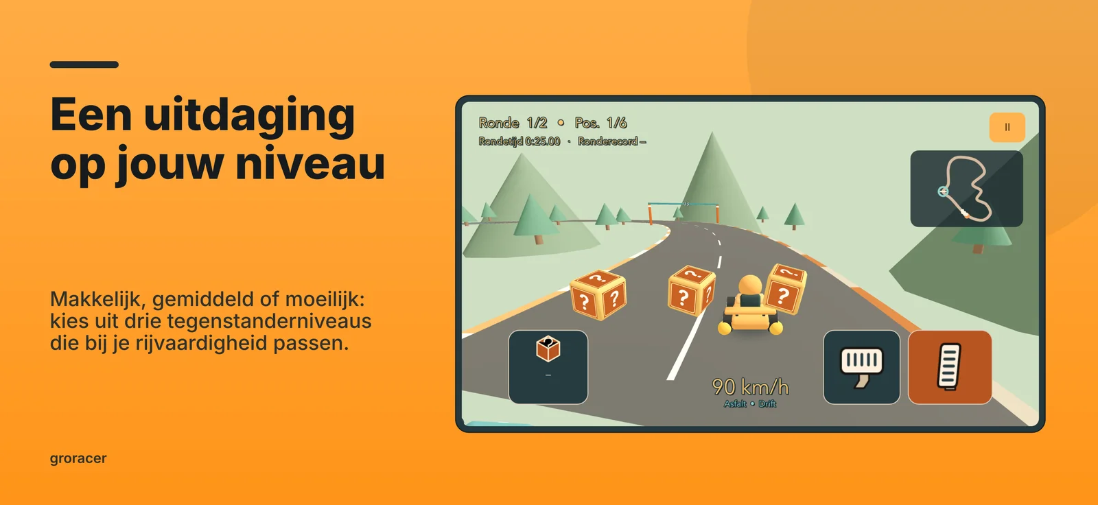 groracer: Een uitdaging op jouw niveau