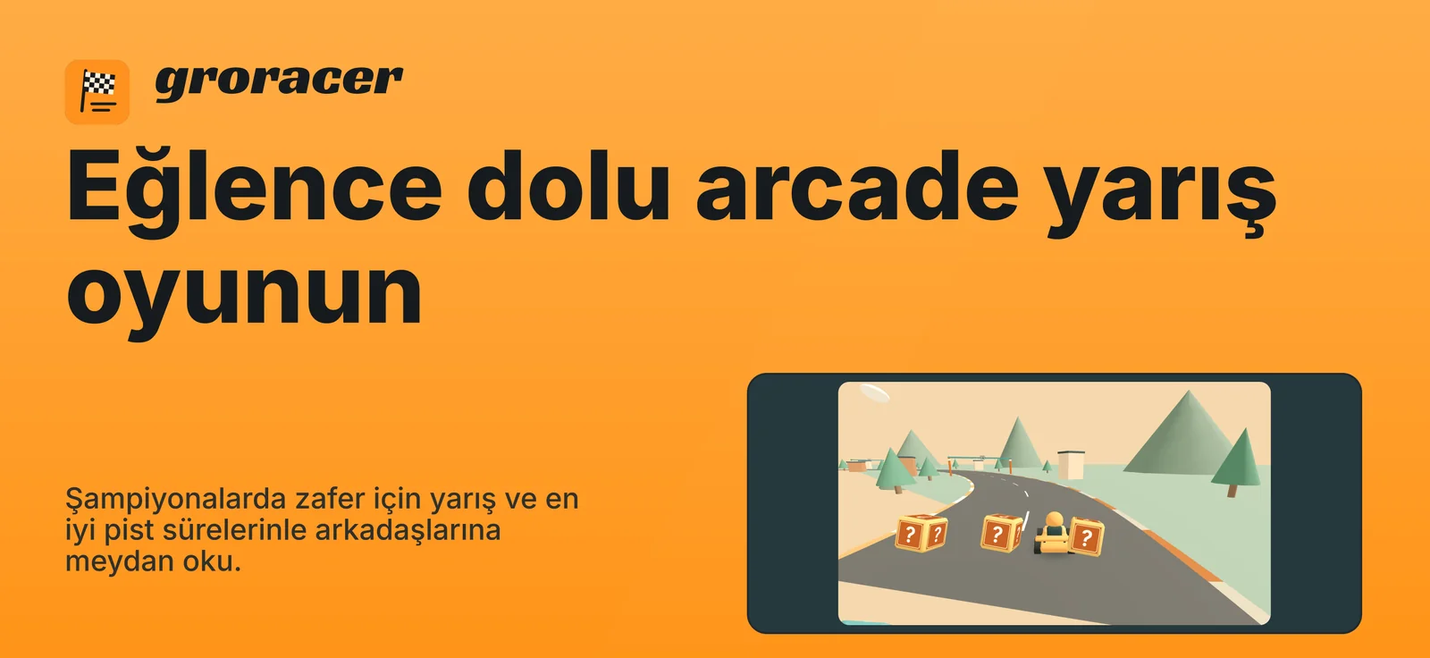 groracer: Eğlence dolu arcade yarış oyunun